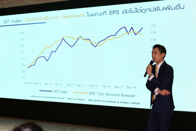 Investors are advised to turn their attention to ‘domestic play’ and invest in stocks that will benefit from the incoming government’s economic policies, said Sukit Udomsirikul, managing director and head of research for SCB Securities.
