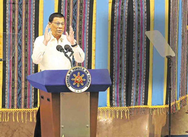 Duterte: ‘I will end my term fighting’ Duterte: ‘I will end my term fighting’