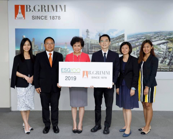 BGRIM wins 2019 ESG 100 award for second consecutive year BGRIM wins 2019 ESG 100 award for second consecutive year