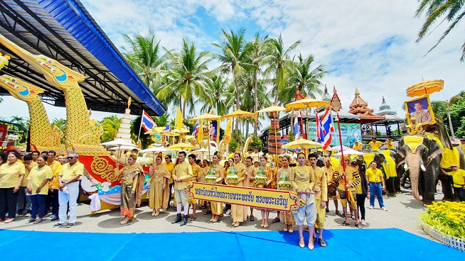 Nongnooch elephants join in royal occasion Nongnooch elephants join in royal occasion