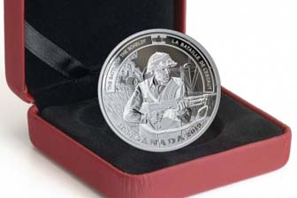 Canadian war veterans minted Canadian war veterans minted