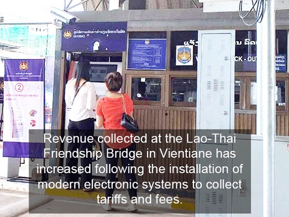Electronic system helps Laos' govt to boost revenue Electronic system helps Laos' govt to boost revenue