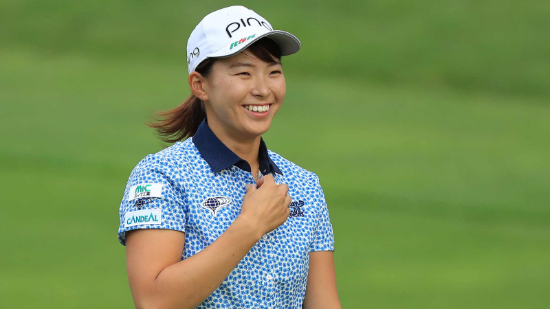 Shibuno storms into lead at AIG Women's British Open Shibuno storms into lead at AIG Women's British Open