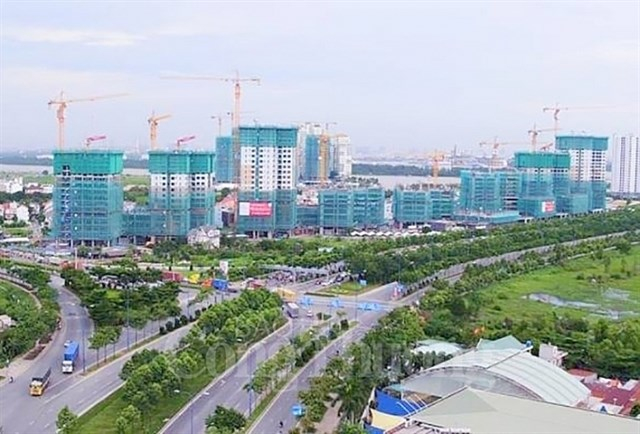 Apartment housing projects in HCM City (Photo: congthuong.vn)