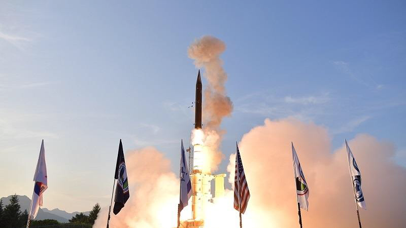The Israel Missile Defense Organization (IMDO) of the Directorate of Defense Research and Development (DDR&D) and the US Missile Defense Agency (MDA) completed a flight test campaign with the Arrow-3 Interceptor missile in Kodiak island, Alaska, US on July 22, 2019. (PHOTO / VCG)
