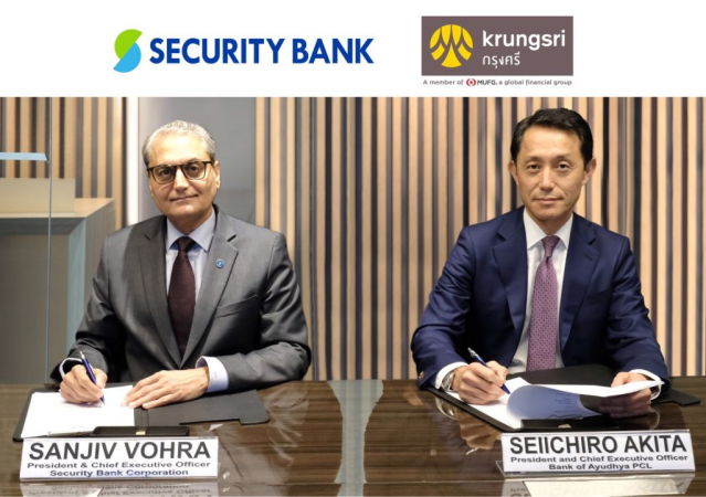 Krungsri set to enter Philippines through strategic alliance with Security Bank Krungsri set to enter Philippines through strategic alliance with Security Bank