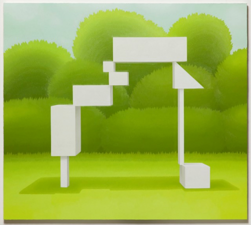 Japanese artist toys with notion of gravity Japanese artist toys with notion of gravity