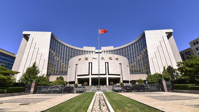 This Sept 28, 2018 photo shows the headquarters of the People's Bank of China, the central bank in Beijing. (PHOTO / VCG)