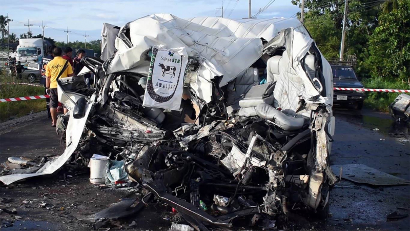 GPS on chartered van involved in Sa Kaew smash had been disabled GPS on chartered van involved in Sa Kaew smash had been disabled