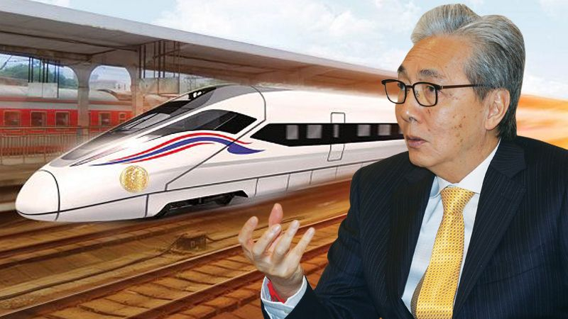 Somkid hears upbeat talk on Japanese rail investment Somkid hears upbeat talk on Japanese rail investment