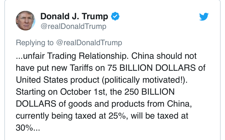 Escalating US-China trade war sparks stock sell-offs Escalating US-China trade war sparks stock sell-offs