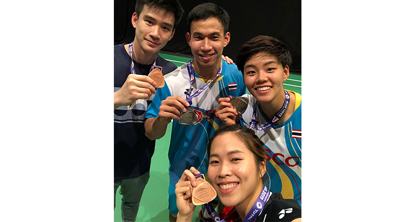 Dechapol and Sapsiree content with silvers in World Championships Dechapol and Sapsiree content with silvers in World Championships