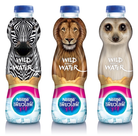 Nestle takes drinkers to the savannah with new animal designs Nestle takes drinkers to the savannah with new animal designs