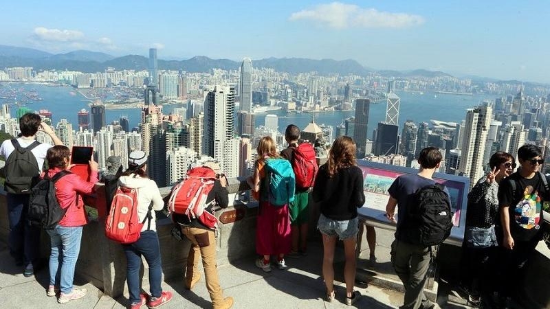 HK tourist arrivals fall 4.8% as social unrest lingers HK tourist arrivals fall 4.8% as social unrest lingers