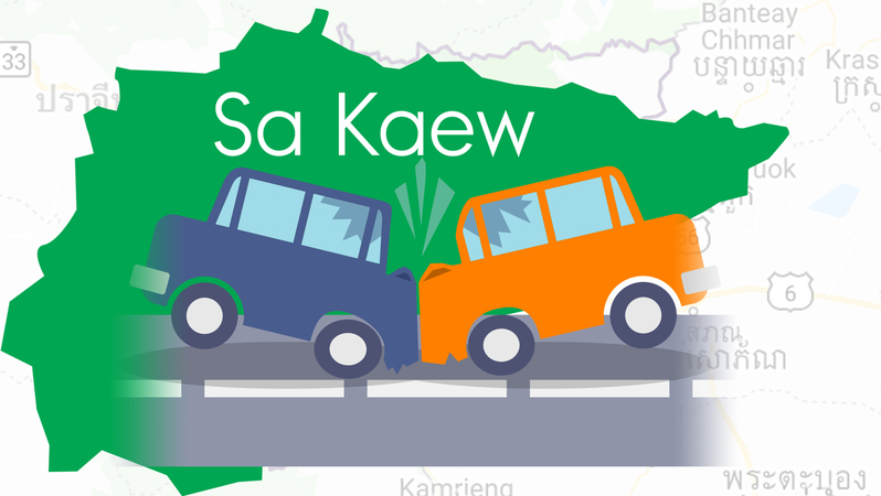 Thai van driver, four Cambodian passengers killed in Sa Kaew crash Thai van driver, four Cambodian passengers killed in Sa Kaew crash