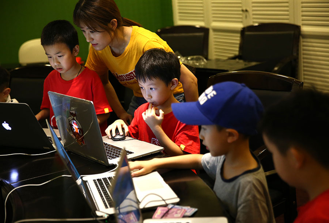 Coding is new 'game' for Chinese kids Coding is new 'game' for Chinese kids