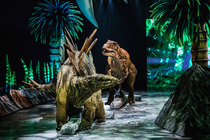 Up close and cosy with the dinos Up close and cosy with the dinos