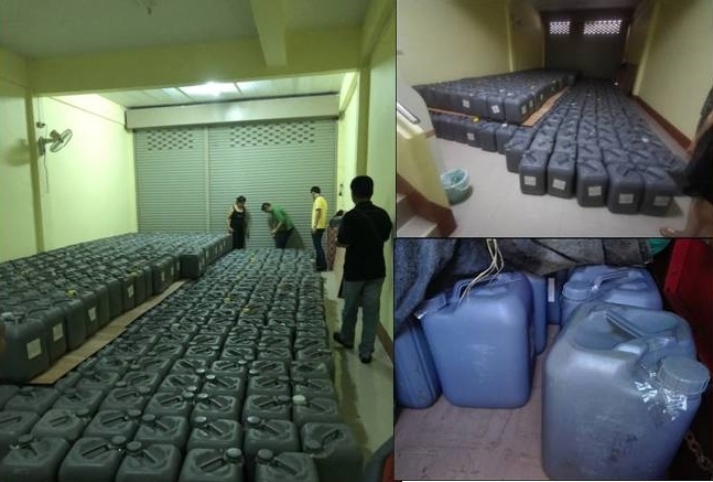 ONCB seizes 25 tonnes of acid after tip-off from Myanmar ONCB seizes 25 tonnes of acid after tip-off from Myanmar