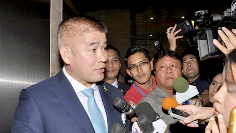Thammanat claims accusations against him aimed at toppling government Thammanat claims accusations against him aimed at toppling government