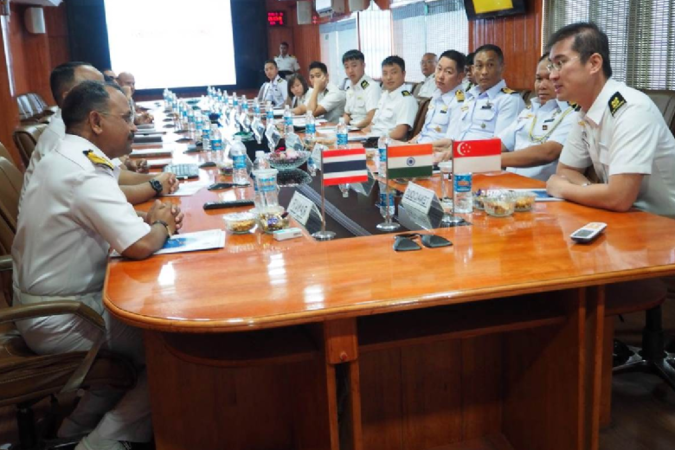 Singapore, India and Thailand launch first maritime exercise in India Singapore, India and Thailand launch first maritime exercise in India