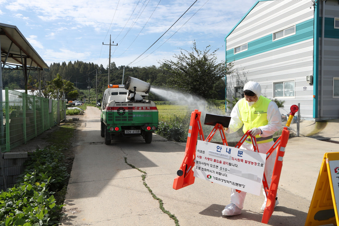 S. Korea reports 1st confirmed case of African swine fever S. Korea reports 1st confirmed case of African swine fever