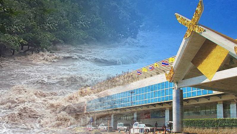 Chiang Mai main roads flooded following heavy downpours Chiang Mai main roads flooded following heavy downpours