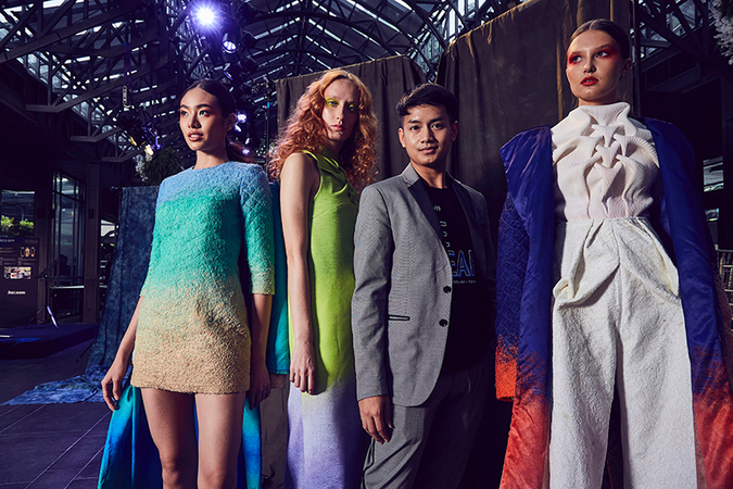 Talented designer draws on creatures caught in fishing nets for his prize-winning collection Talented designer draws on creatures caught in fishing nets for his prize-winning collection