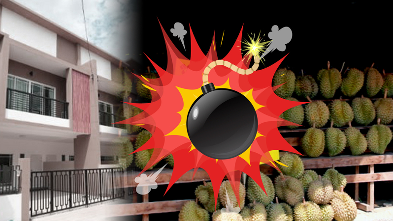 Samut Prakan durian shop attacked with ping pong bomb Samut Prakan durian shop attacked with ping pong bomb
