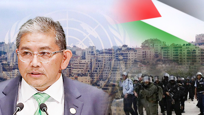 Minister highlights ongoing Palestine conflicts at UN General Assembly Minister highlights ongoing Palestine conflicts at UN General Assembly