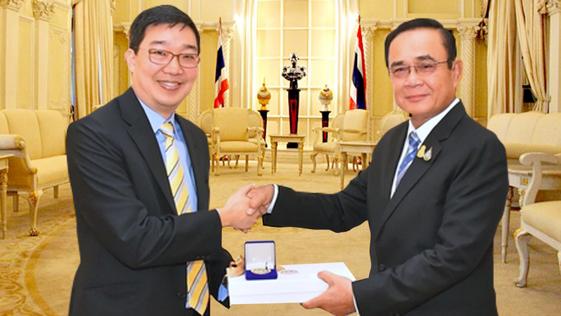 Prayut has upbeat talk with new Singapore envoy Prayut has upbeat talk with new Singapore envoy