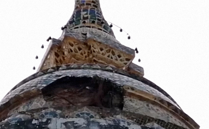 Chiang Mai temple pagoda unaffected by storm Chiang Mai temple pagoda unaffected by storm