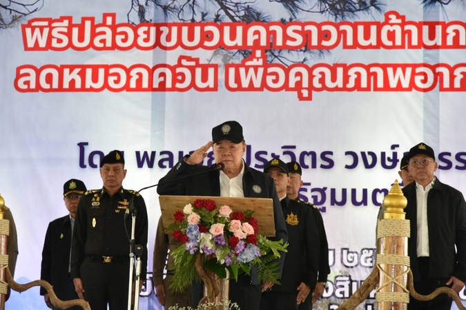 As haze season nears, Prawit cracks whip in North As haze season nears, Prawit cracks whip in North