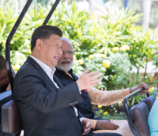 Informal meeting in India designed to build mutual trust between neighbors Informal meeting in India designed to build mutual trust between neighbors