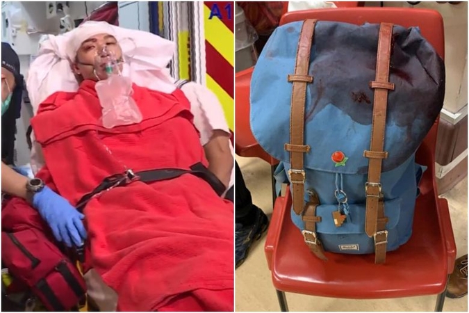 Hong Kong protest organiser Jimmy Sham assaulted by men wielding hammers Hong Kong protest organiser Jimmy Sham assaulted by men wielding hammers