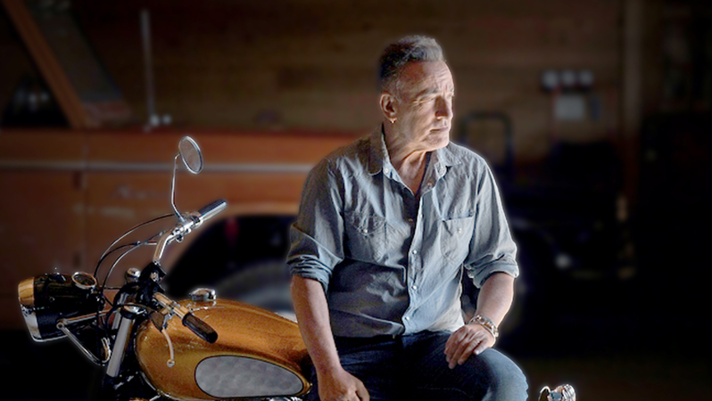 Bruce Springsteen at his home in Monmouth County, New Jersey. Photo: Michael S. Williamson/Washington Post