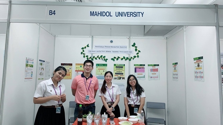 Mahidol students invent a healthier fish sauce Mahidol students invent a healthier fish sauce