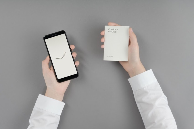 Google's newest phone is literally just a piece of paper Google's newest phone is literally just a piece of paper
