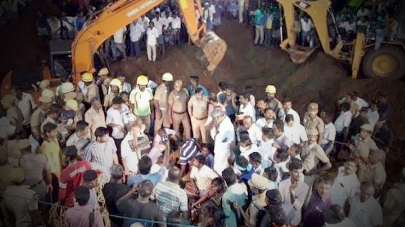 Rescue of 2-yr-old boy from Tamil Nadu borewell may take another 12 hrs: Official Rescue of 2-yr-old boy from Tamil Nadu borewell may take another 12 hrs: Official