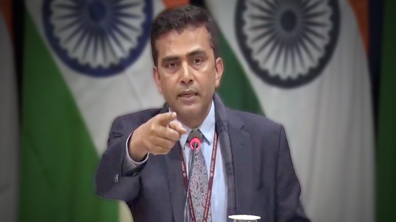 Ministry of External Affairs official spokesperson Raveesh Kumar. (Photo: Twitter/@MEAIndia)