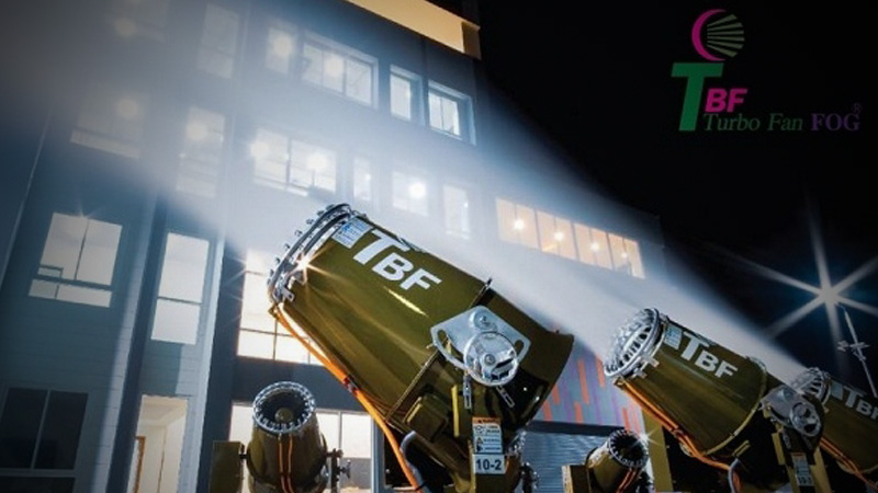 Spray-nozzle maker eyes international market with fog cannons Spray-nozzle maker eyes international market with fog cannons