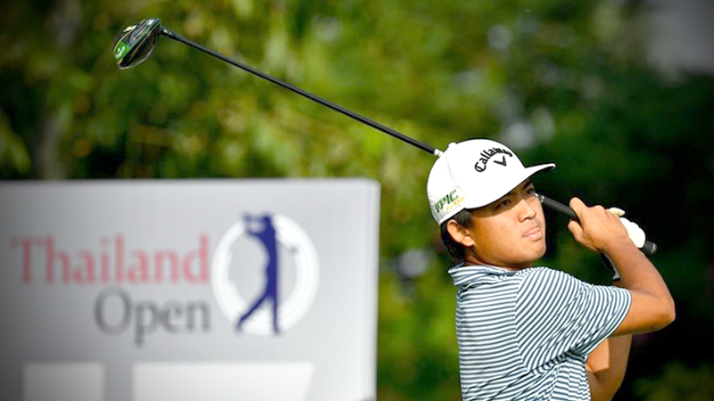 Poom surges into halfway lead with amateur Natthaphat Poom surges into halfway lead with amateur Natthaphat