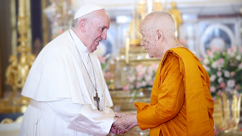 Supreme Patriarch greets pope as ‘old friend’ Supreme Patriarch greets pope as ‘old friend’