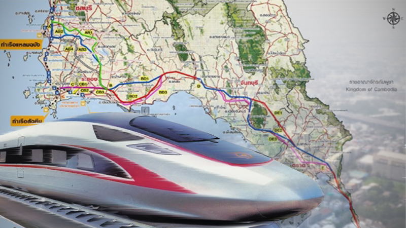 Sri Racha-Map Ra Phut double track rail to cost Bt38.5 billion Sri Racha-Map Ra Phut double track rail to cost Bt38.5 billion