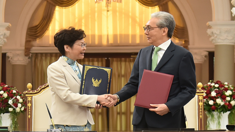 MoUs inked between Thailand and Hong Kong MoUs inked between Thailand and Hong Kong