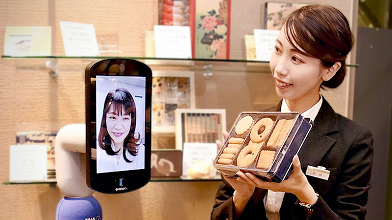 Japanese firms test avatar for remote shopping Japanese firms test avatar for remote shopping