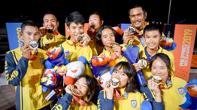 Thailand moves to fourth place in SEA Games after winning 18 golds in one day Thailand moves to fourth place in SEA Games after winning 18 golds in one day