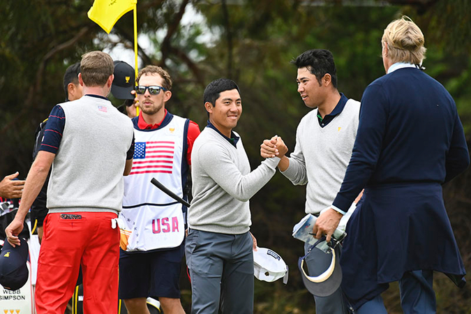 Asian stars contribute towards International Team's dream at Presidents Cup Asian stars contribute towards International Team's dream at Presidents Cup