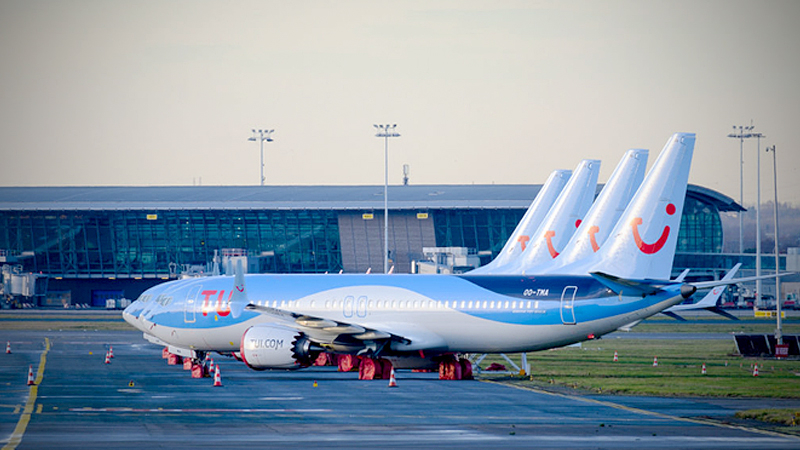 File Photo:Boeing Suspends 737 MAX

BRUSSELS, BELGIUM - DECEMBER 18: 4 Boeing 737 MAX from TUI fly Belgium are docked in Brussels on December 18, 2019. On December 16, 2019, Boeing announced: 'Safely returning the 737 MAX to service is our top priority. We know that the process of approving the 737 MAX's return to service, and of determining appropriate training requirements, must be extraordinarily thorough and robust, to ensure that our regulators, customers, and the flying public have confidence in the 737 MAX updates. As we have previously said, the FAA and global regulatory authorities determine the timeline for certification and return to service. We remain fully committed to supporting this process. It is our duty to ensure that every requirement is fulfilled, and every question from our regulators answered. Throughout the grounding of the 737 MAX, Boeing has continued to build new airplanes and there are now approximately 400 airplanes in storage. We have previously stated that we would continually evaluate our production plans should the MAX grounding continue longer than we expected. As a result of this ongoing evaluation, we have decided to prioritize the delivery of stored aircraft and temporarily suspend production on the 737 program beginning next month.' Created in 2004 under the name of TUI Airlines Belgium, it took over, after the bankruptcy of Sobelair, which until then had been the main airline of the tour operator Jetair, to transport Belgian tourists to their destination. On October 19, 2016, Jetairfly and the other companies in the TUI group were renamed TUI Airlines to bring together the different brands of the group under the same name. (Photo by Thierry Monasse/Getty Images)