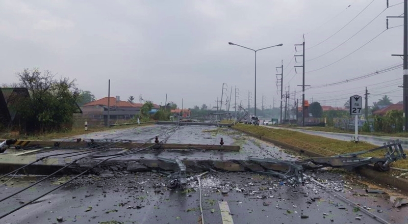 Three Chiang Rai districts hit by hailstorm Three Chiang Rai districts hit by hailstorm