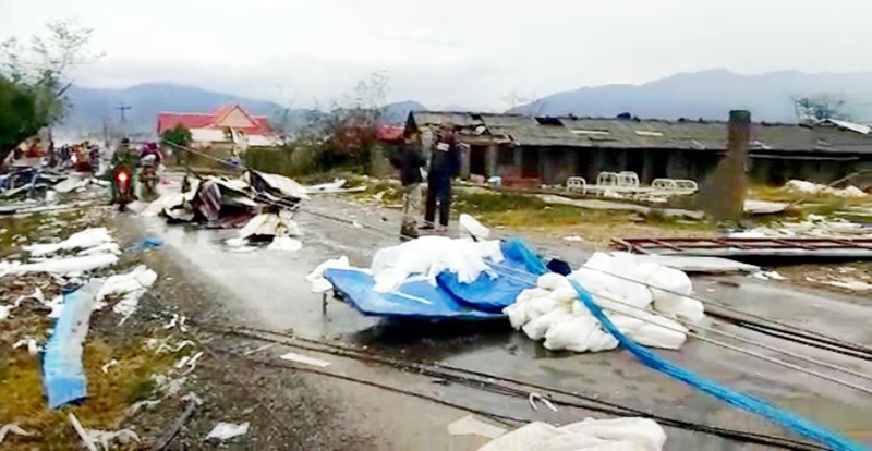 Storm batters Luang Namtha Storm batters Luang Namtha
